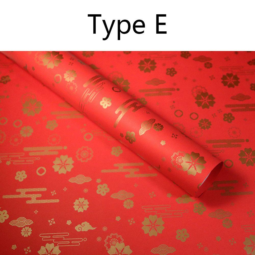 DIY Craft New Year Gifts Chinese Red Gift Paper Gift Wrap Storage Box Supplies Gift Wrapping Paper