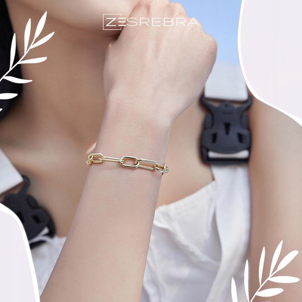 Women'S Bracelet 925 Ankier Thick Fashionable -Plated Chain