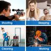 Corded Ear Plugs Reusable Silicone Earplugs with String Banded Earbuds for Sleeping Studying Swimming Noise Cancelling Eartips