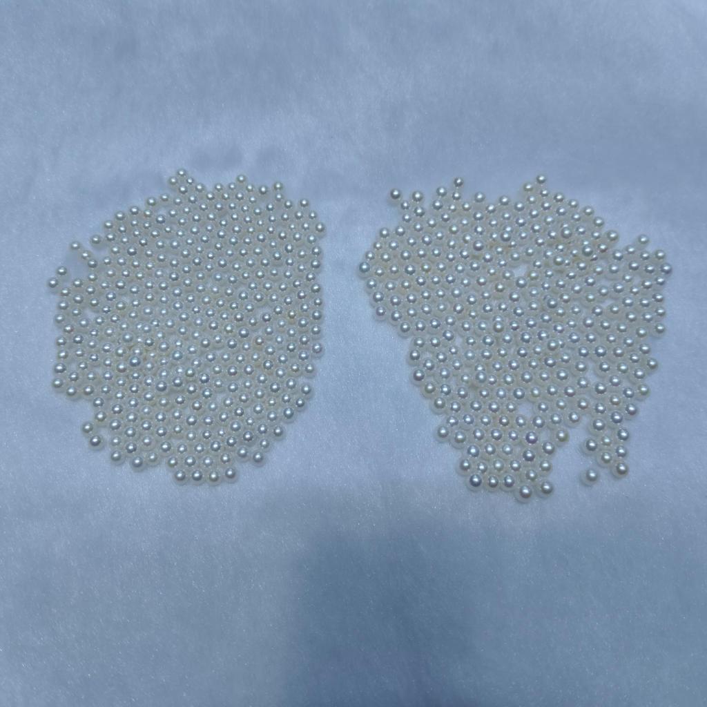 Akoya Süßwasserperlen 2-4mm: Hoher Glanz, Nahezu Fehlerfrei für DIY-Ohrringe, Ringe, Halsketten