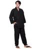 Samue Large Men's (Japanese Workwear) - Summer/Winter, Size, All-Season (L, Black)