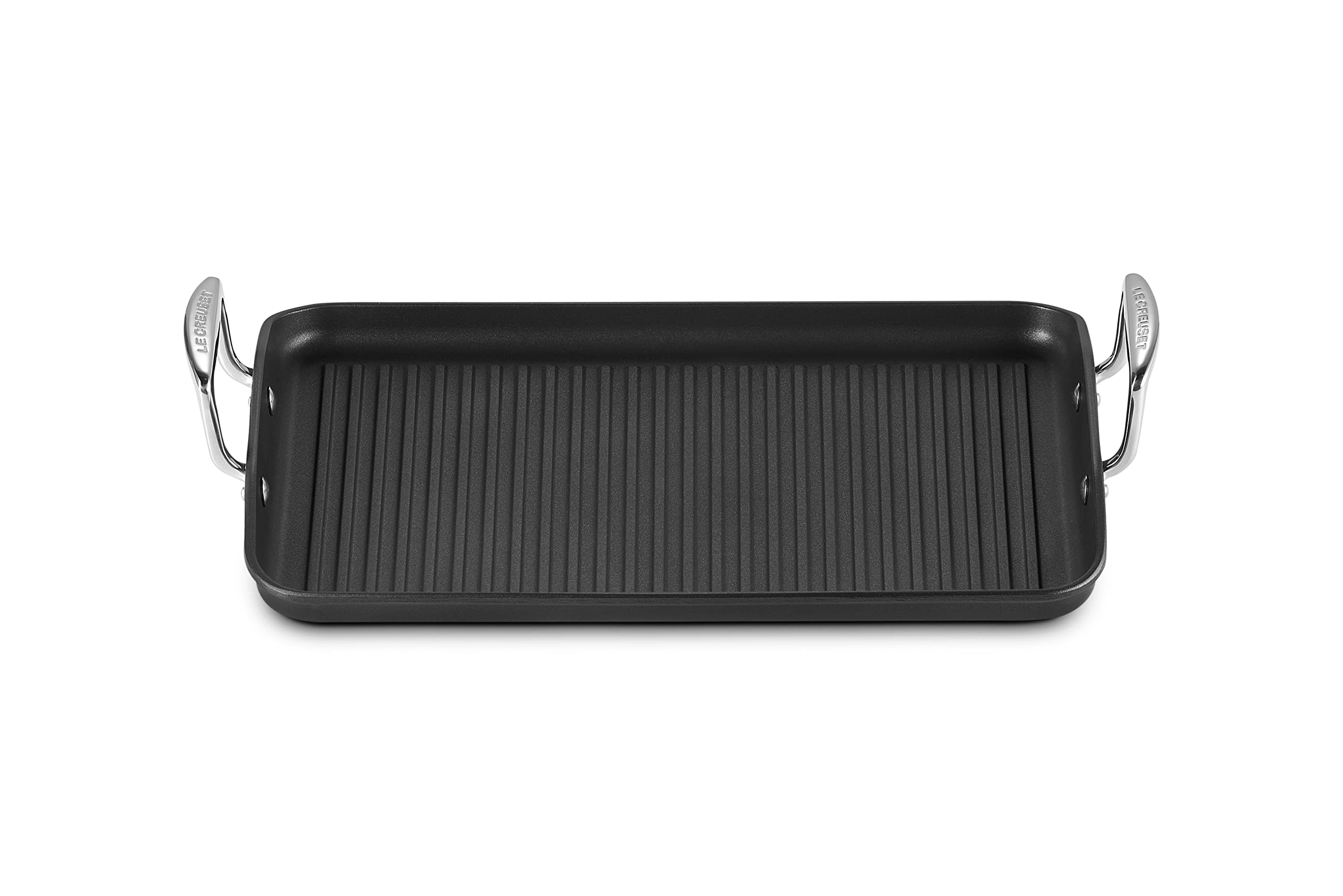 Le Creuset Cast Aluminum Grill 35cm Gas IH Oven Compatible чёрный
