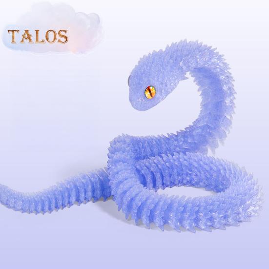 Ornament șarpe imprimat 3D 30cm/40cm/60cm cu articulații mobile, figurine șarpe pentru noptieră, jucărie pentru farsă, decor pentru birou