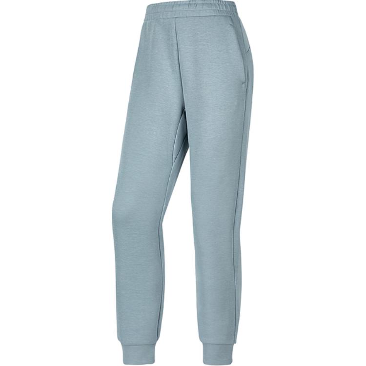 Skechers Comfort Sports Series Casual Simple Solid Color Versatile Jogger Knit Sports Pants Women bottoms Wind-Grey P424W019-02N6 M