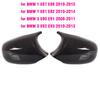 Car Styling Black Carbon Fiber for BMW E81 E82 E87 E88 Pre-LCI E90 E91 E92 E93 LCI M3 Style Rearview Mirror Cover Caps