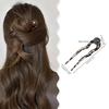 U-förmige Essigsäure-Haarnadel Einfache Perlen Haarstab Frauen Mädchen Farbige U-förmige Unregelmäßige Haarnadel Schmuck Styling Accessoires