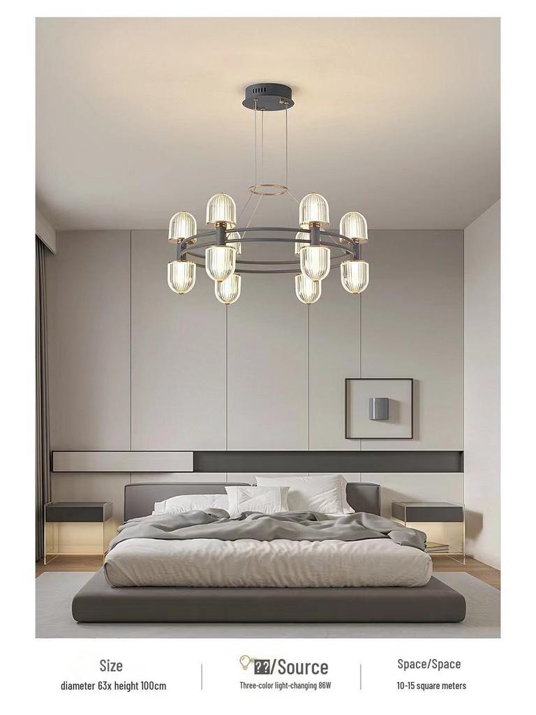 High-End Italian Nordic Designer Chandelier for Living Room, Hallway, Bar, Restaurant, or Bedroom Lighting