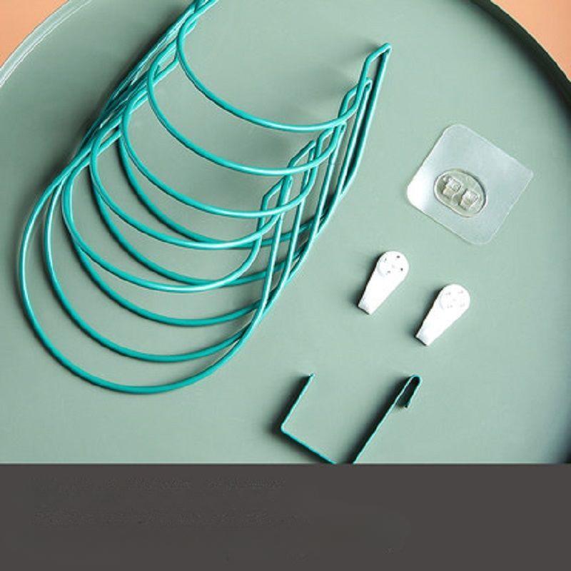 5Pcs Hat Hanging Storage Rack Hanging Rack Hook Behind The Storage Door Home Wall Hanging Rack Hat Rack Door Back Bracket