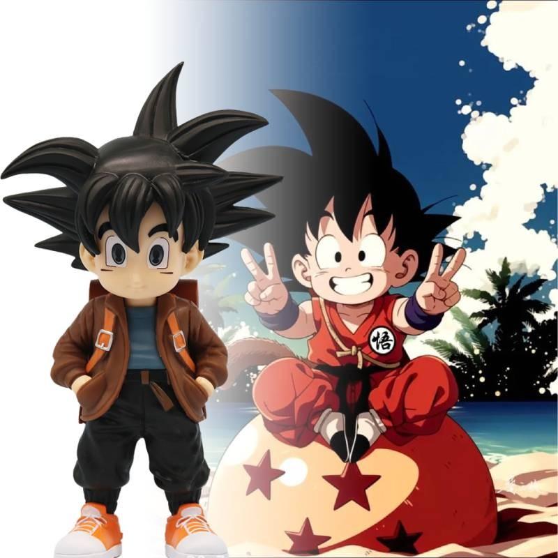 Son Dragon Ball Goten Figurine Q Version Student Model Anime Statuary Toys Gift