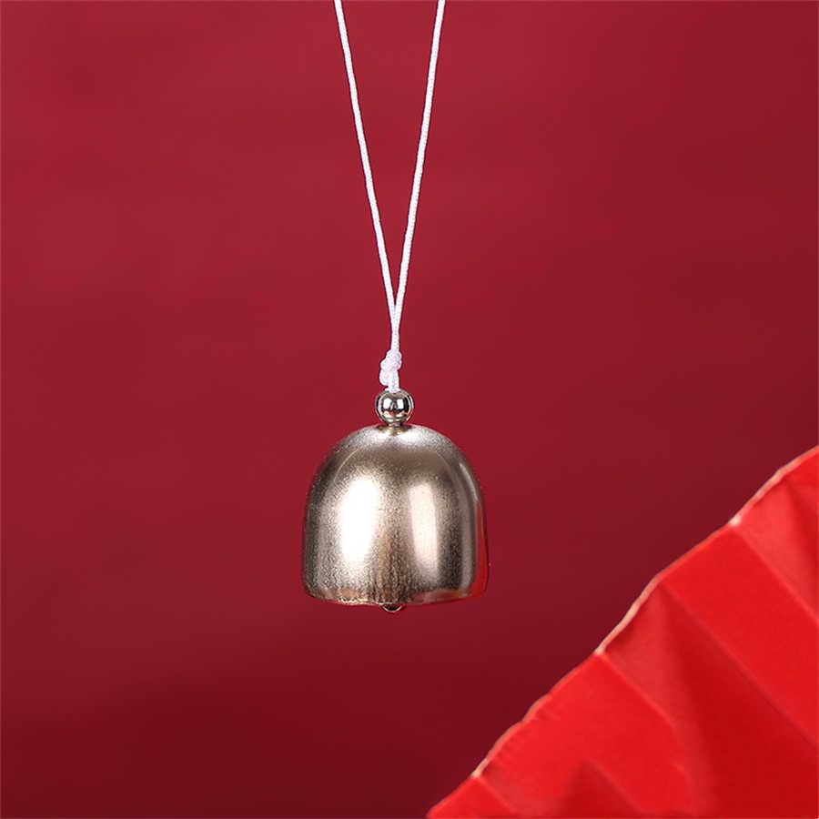 Brass and Copper Wind Chime DIY Accessories with Clapper - Small Metal Christmas Bells