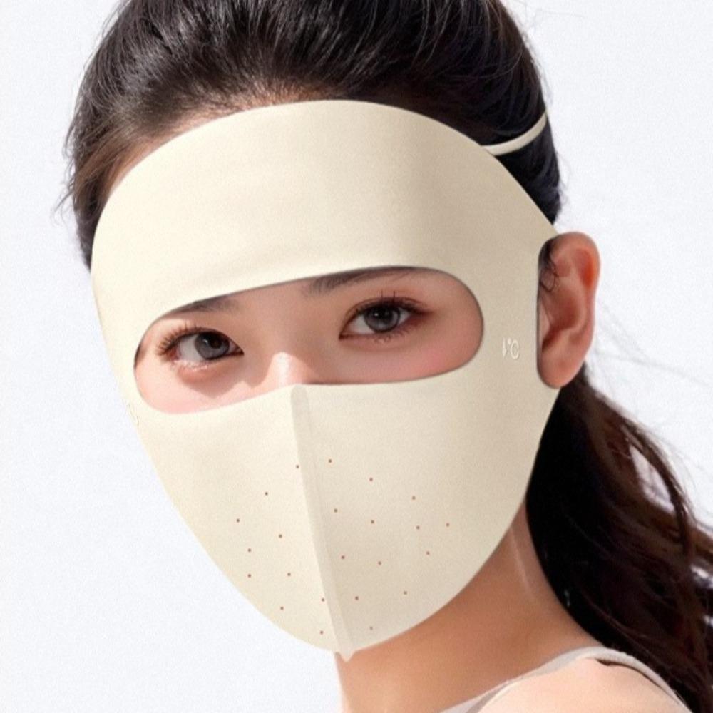 Anti-UV Sunscreen Mask Breathable Face Veil New Facial Gini Outdoor Sports