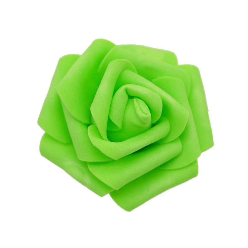 20pcs/lot Handmade 6cm Artificial Foam Roses PE Foam Rose Flower Head DIY For Wedding Home Festival Decorative Flowers scrapbook
