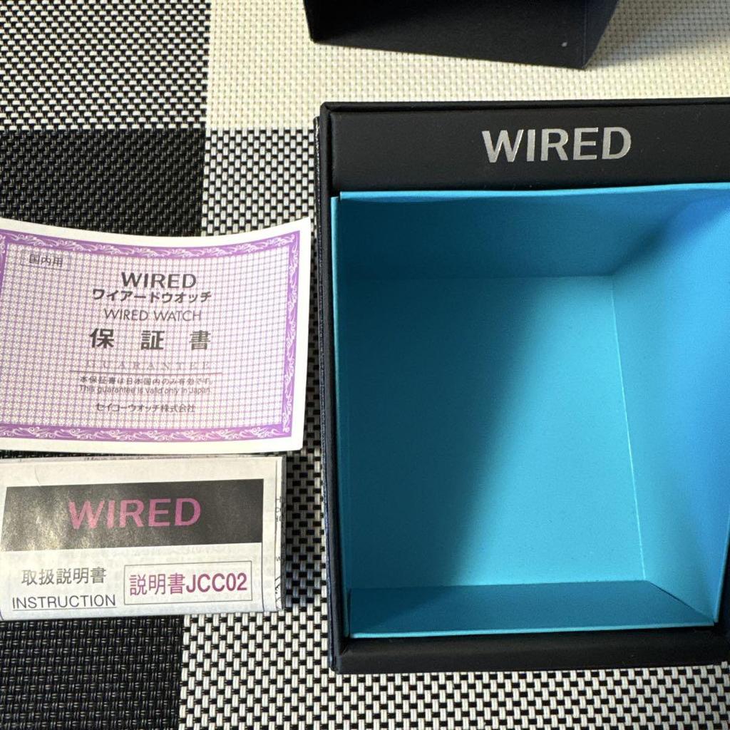 [USED] SEIKO WIRED VD57-KZ10 Chronograph Wristwatch with Box and Manual