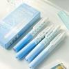 4pcs Pocket Gel Pens Set 0.5mm Ballpoint Smooth Black Ink for Office And School Writing