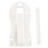 Bird Veggie Clip Holder Easy Install Chew Toy Parrot Cage Accessories Carrot Leafy Greens Feeder Durable Plastic Bird Supplies