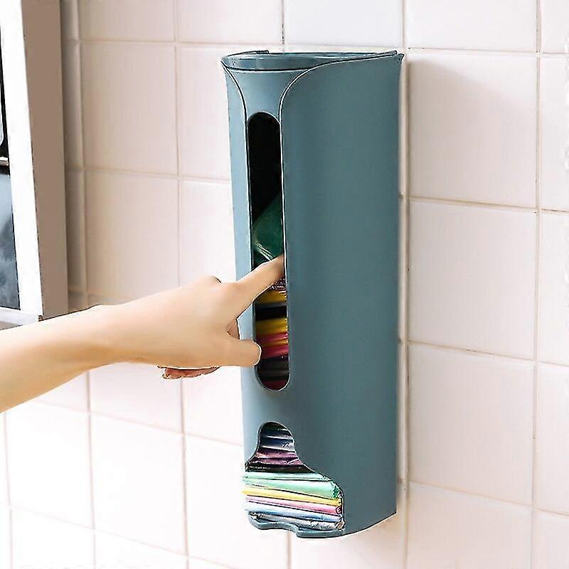 Wall Hanging Garbage Bag Storage Box Kitchen Plastic Bag Holder Organizer Bathroom Trash Bags Dispenser Kitchen Accessories