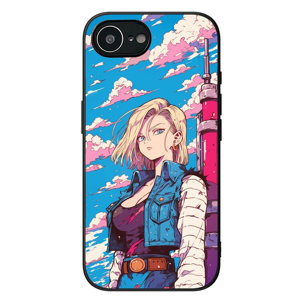 

Cover for Apple iPhone 16 15 14 Plus 13 12 Mini 17 Pro Max + ProMax 16E Air Phone Case Super Dragon Gokus Balls Android 18 iPhone 12