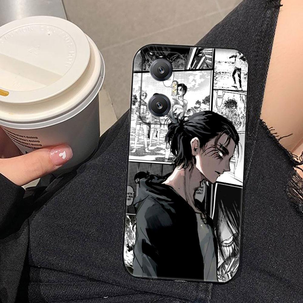 

A-Attack On T-Titan Eren Cover Phone Case For Infinix HOT 60 50 10 10I 10S 11 12 12I 20I 20S 30I ZERO X 20 30 40 Silicone Case Infinix ZEROXNEO
