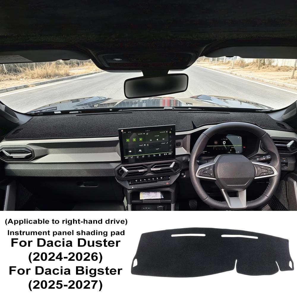 For Dacia Duster 3 2024 2025 2026 for Dacia Bigster 2025 2026 Avoid Light Pad Car Dashboard Cover Flannel Mat Accessories