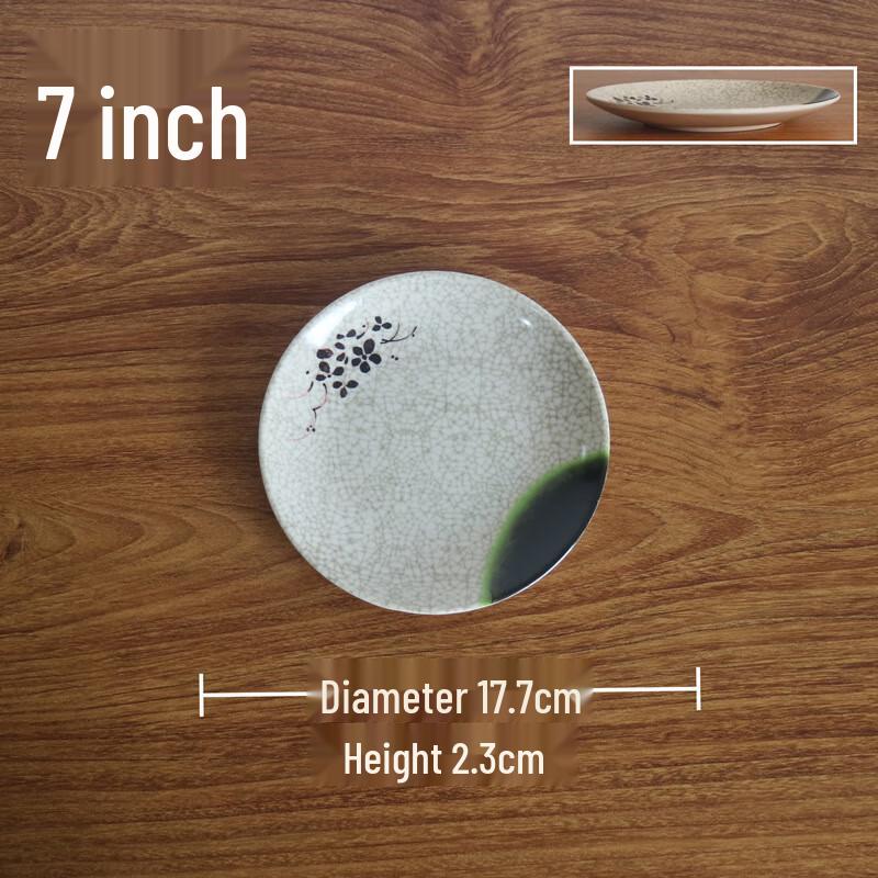 LIJIA FITMENT Melamine Round Dinner Plates (10-Pack)