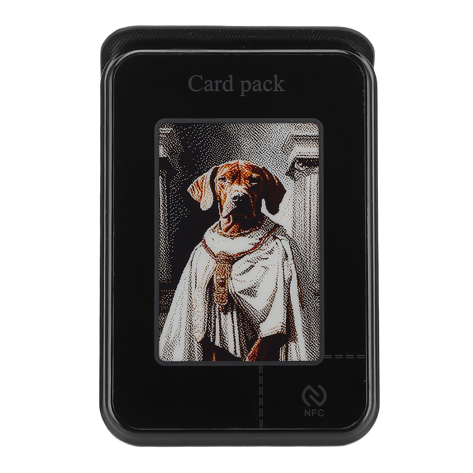 

Магнитная подставка-кошелек с экраном 3,52 дюйма, NFC Ink Photo, обратная проекция, 3 режима просмотра, ячейка