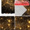 2D Flat Printing  2pcs  Celebration(2) Pattern Modern Curtains Fabric Curtains Festive Perfect for Translucent Curtains