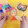 4Pcs Square Fuse Beads Pegboards High Temperature Resistance 2.6mm Hama Beads template  For Kids
