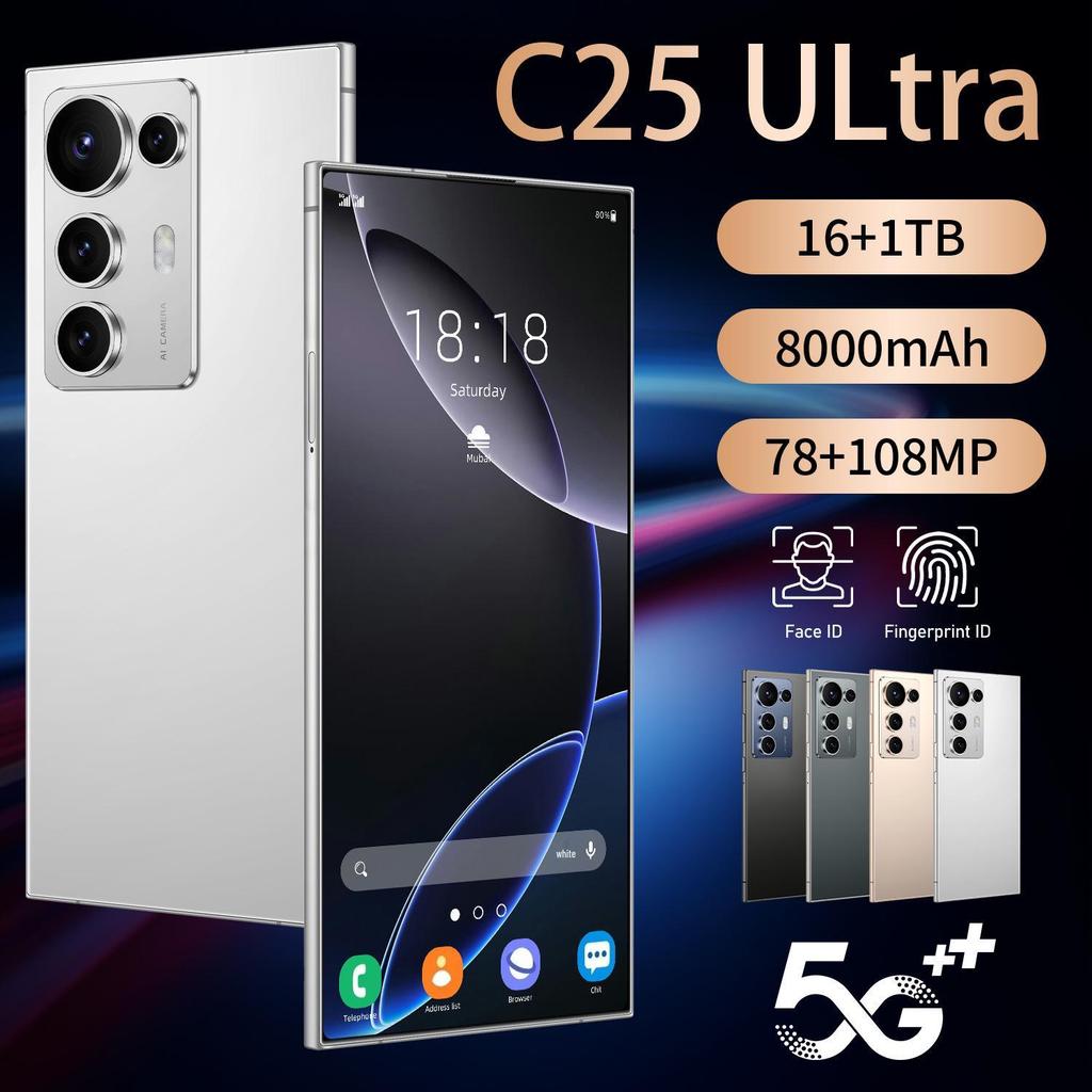 C25 Ultra 7.3-Inch Android Smartphone, 16GB+1TB, New Model