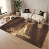Custom Name Crystal Velvet Rug,Ariana Grande Comfortable Anti Slip Floor Mat For Room Decoration