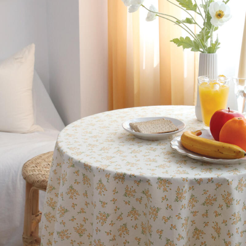 Florin Lace Two-Way Tablecloth and Curtain in 2 Colors S beige