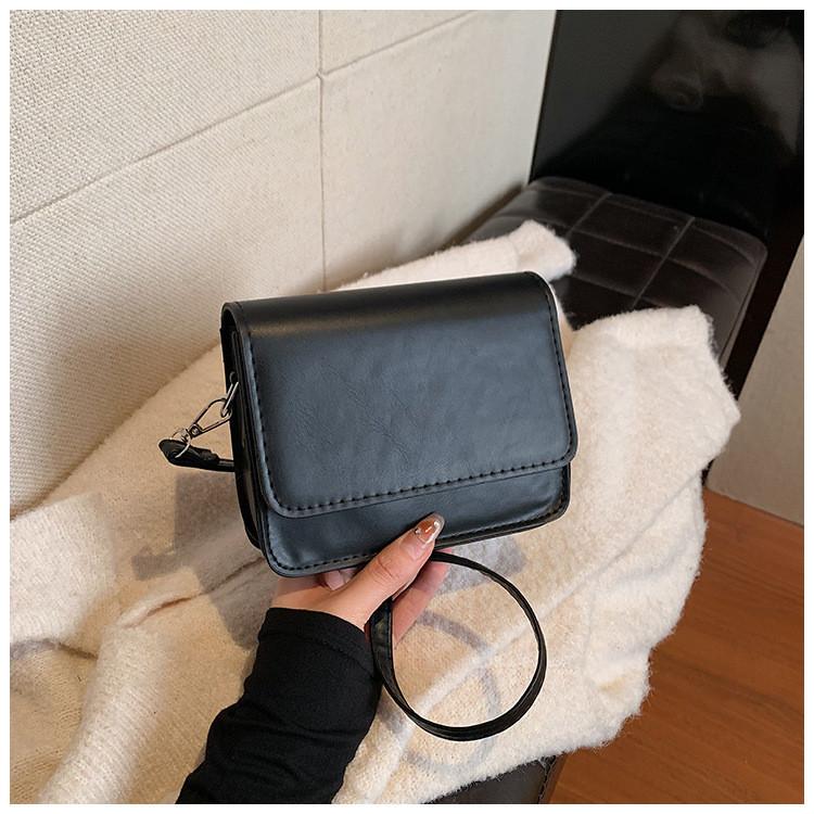 Trendige Streetstyle Umhängetasche 2023 Winter Neu Lässige Pendlertasche Retro Einfach Kleine Quadratische Tasche