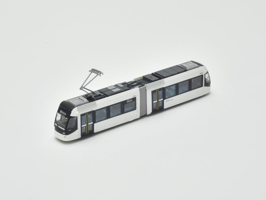 TOMYTEC Railway Collection Tetsuro Toyama Chiho Railway 0600 Series Train (LRT) No. 0608 Diorama Supplies