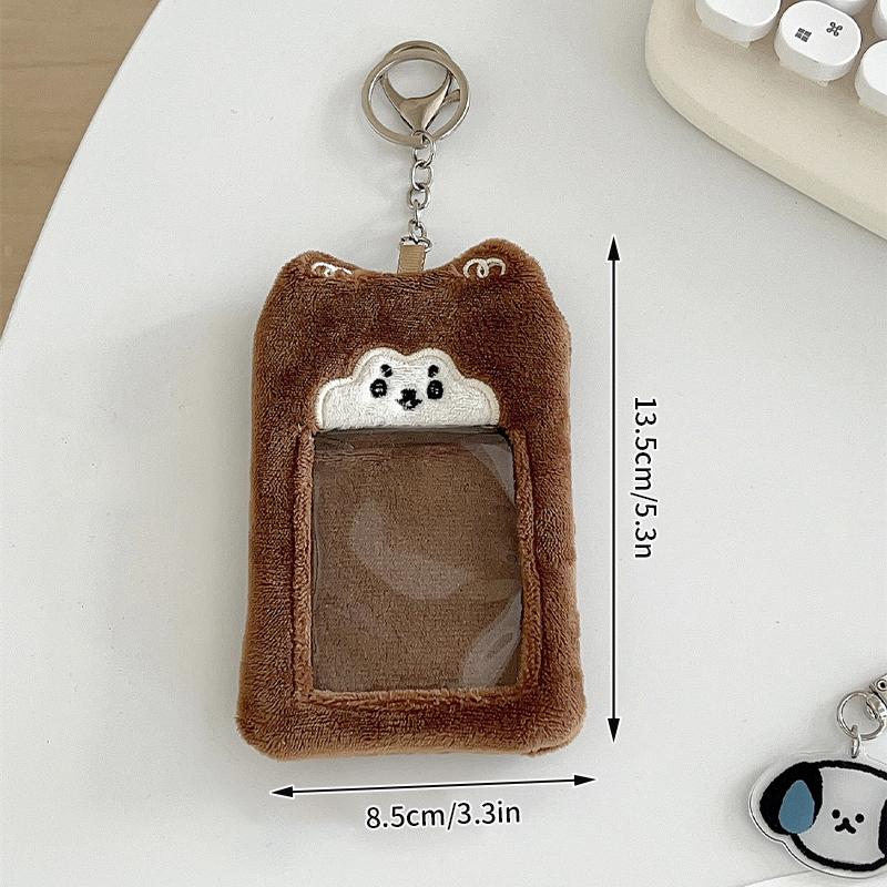 

Плюшевый держатель для фотокарточек K-pop рамка для демонстрации фотографий милый биндер фотокарточки фото айдола защитная обложка школьные канцелярские товары