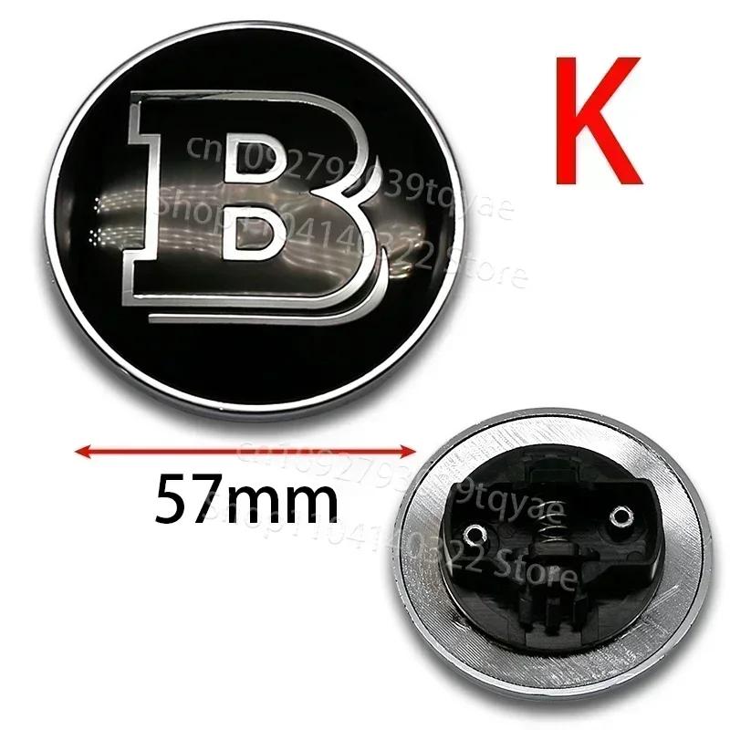 57mm Car Metal Flat Hood Emblem Front Badge Logo Sticker For Mercedes Benz W212 W213 W205 W177 W247 W176 CLS CLA CLK CLG GLS