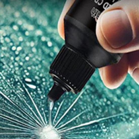 Auto Voorruit Reparatiekit voor Scheurtjes Chips UV Glas Reparatie Vloeistof Permanente Hechting Voorkomt Verdere Verspreiding Doe-het-zelf Gereedschap voor Lineaire Scheurtjes