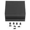Aluminum Alloy Electric Box Project Junction Case Integrated Enclosure 90x138x150mm Matte Black
