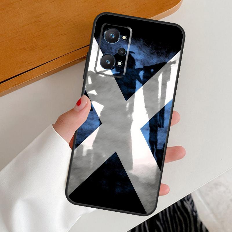 

Scotland Scottish Flag For Realme GT7 GT6 15 Pro 10 11 12 13 14 Pro Plus C65 C63 C61 C55 C51 C53 C35 C75 C67 Case Realme 11 Pro Plus