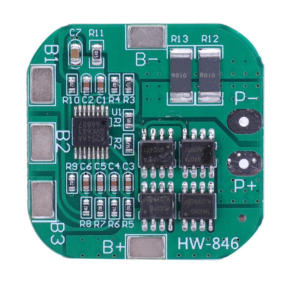Battery Board Module 3S/4S 5A 10A 20A 25A 40A 60A Li-ion Lithium Ion Battery Charger Protection Board 18650 BMS for Drill Motor