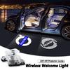 AAKZ1 2Pcs LED HD Car Door Welcome Light Projector Lamps For Rdesign Polestar AWD V50 S60 XC60 S40 XC40 XC90 V60 S80 S90 V90 V70