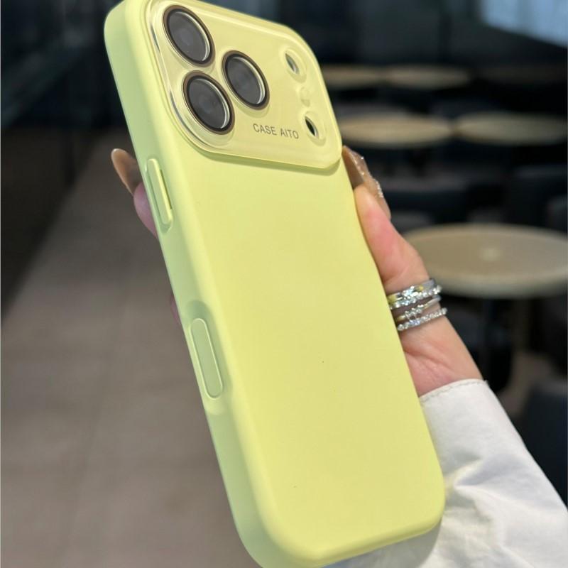 Official Liquid Silicone Phone Case For iPhone 17 Air 16 15 14 12 13 Pro Max Camera Protection Shockproof Candy Soft Matte Cover