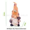 Garden Resin Gnome Decor with Bees and Flowers