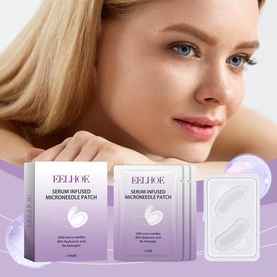 EELHOE Anti-Falten Augenmaske (3 Paar): Reduziert feine Linien, Anti-Falten und Anti-Aging, hellt den Augenbereich auf, spendet Feuchtigkeit und strafft.