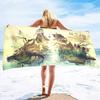 Comfy Bath Towels Oil Paintings Soft Bathing/Beach/Camping Towel Quick Fast Dry Sand Free for Women Men Girls Boys Large Size