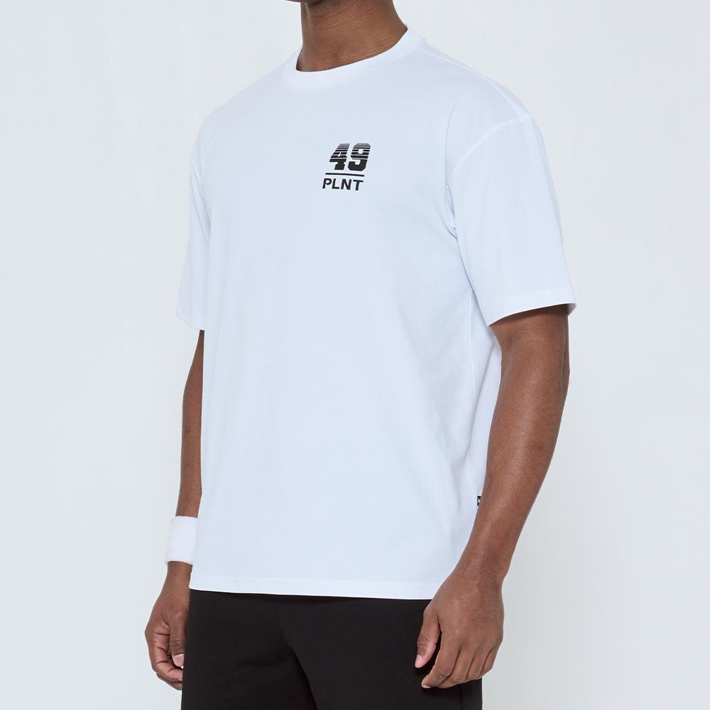 Peullaeniteu [2Pack] Quick-Dry Semi-Overfit Back Logo T-Shirt (Type A)