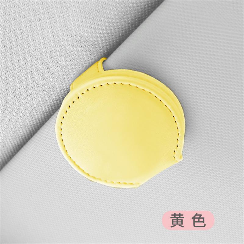 

Car Sunshade Glasses Clip Multi-function PU Leather Portable Sun Visor Eye Glasses Ticket Card Elastic Fixing Clip Car Supply