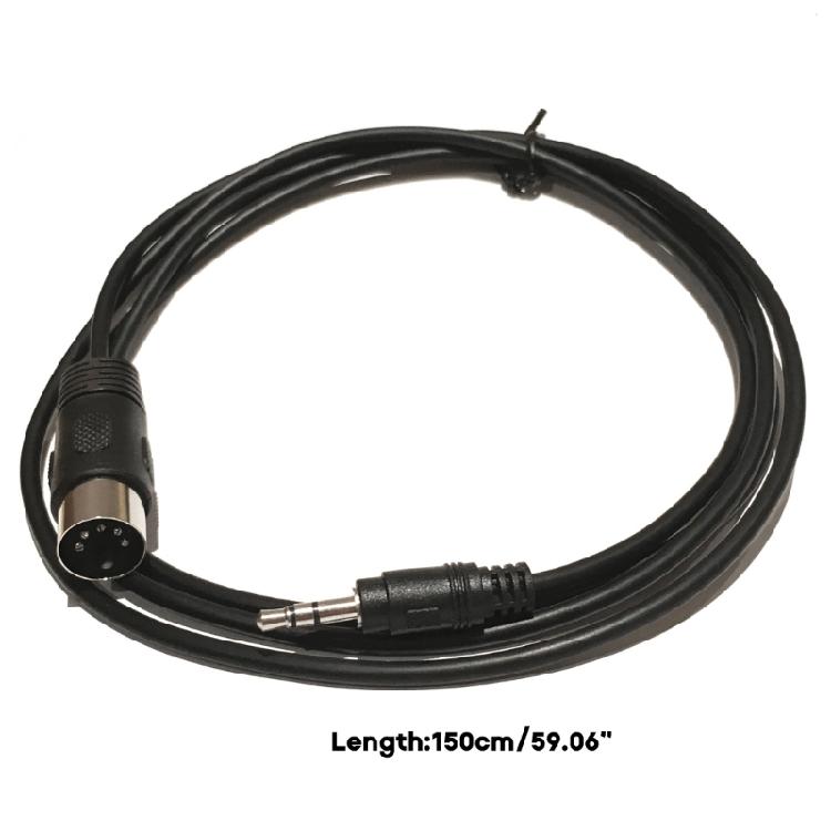 5-Pin DIN Plugs Male to 3.5mm 1/8 inch Male Plugs Stereo Converter Cable