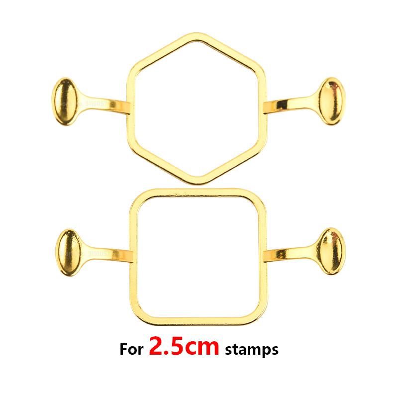 2/1pcs Wax Seal Stamp Molds Fixer Love Round Flower Shape DIY Tools Invitation Greeting Card Wedding Seals for 2.5cm Seal Stamp