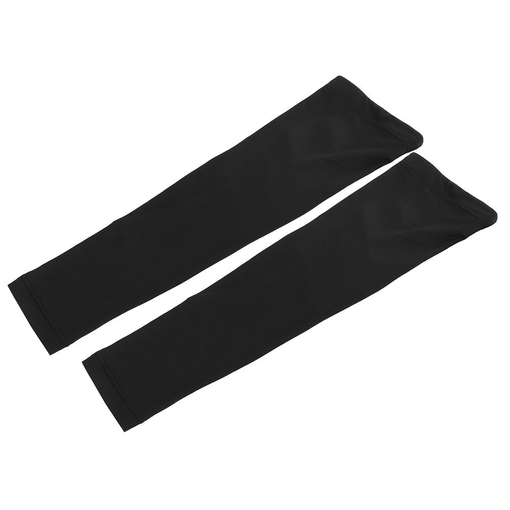 

Pair UV Protection Sleeve Sun Resistant Cuff Summer Outdoor Arm Cooling Man Driving(Black Mesh Style L)