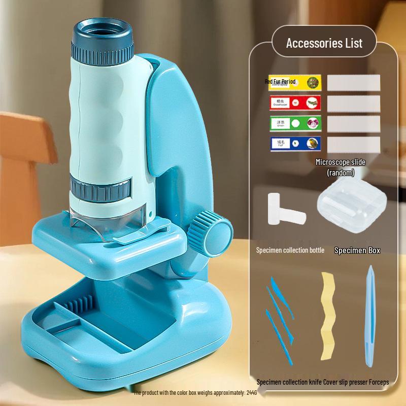 HD Portable Handheld Microscope Science Kit for Primary & Middle School Students