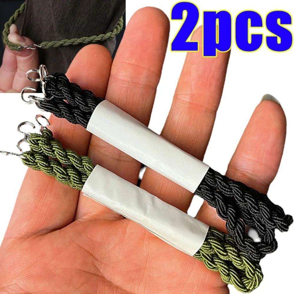 2Pcs Black Green Khaki Leggings Elastic Rope 18cm Riding Boot Rubber Band Outdoor Hiking